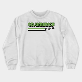 County Limerick / Irish Retro County Pride Design Crewneck Sweatshirt